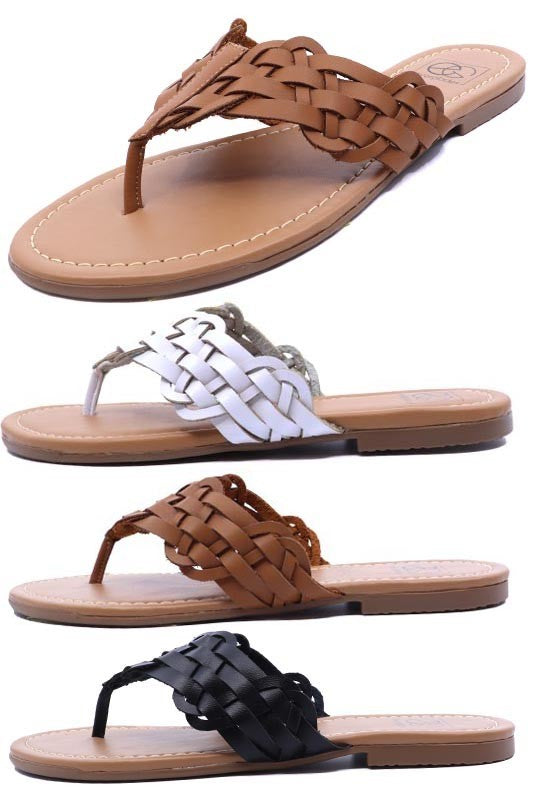 Woven Thong Sandal