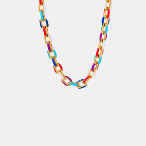 18K Gold-Plated Titanium Steel Necklace