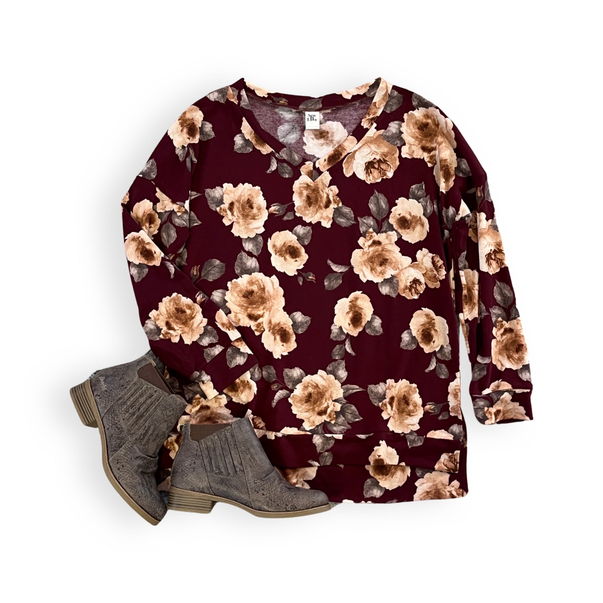 ONLINE EXCLUSIVE! A Class Act Floral Sweater